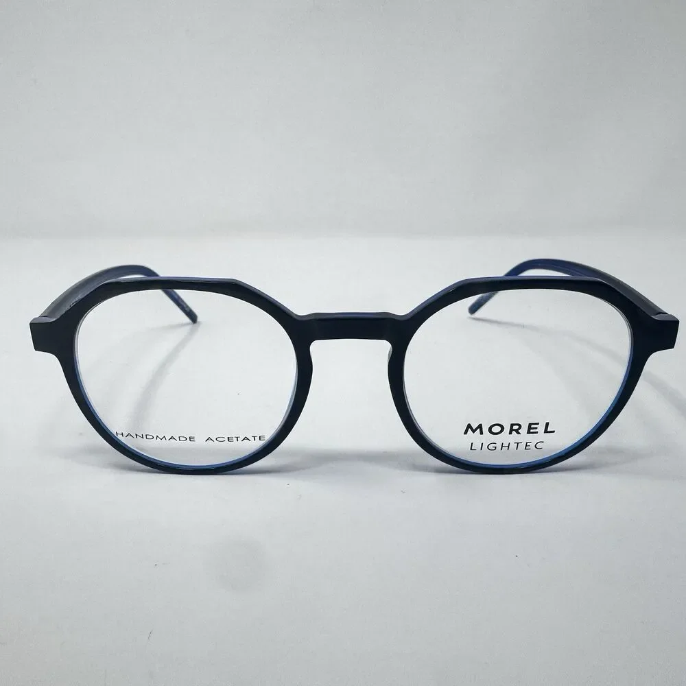 Morel Lightec 30255L 48-21-140 Eyeglass Frames Blue France